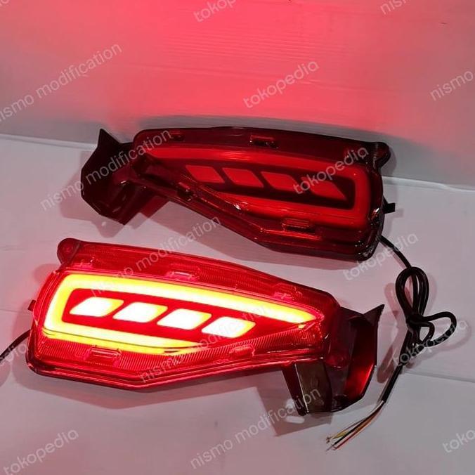 Led bumper fortuner vrz 2018 3 mode + sein