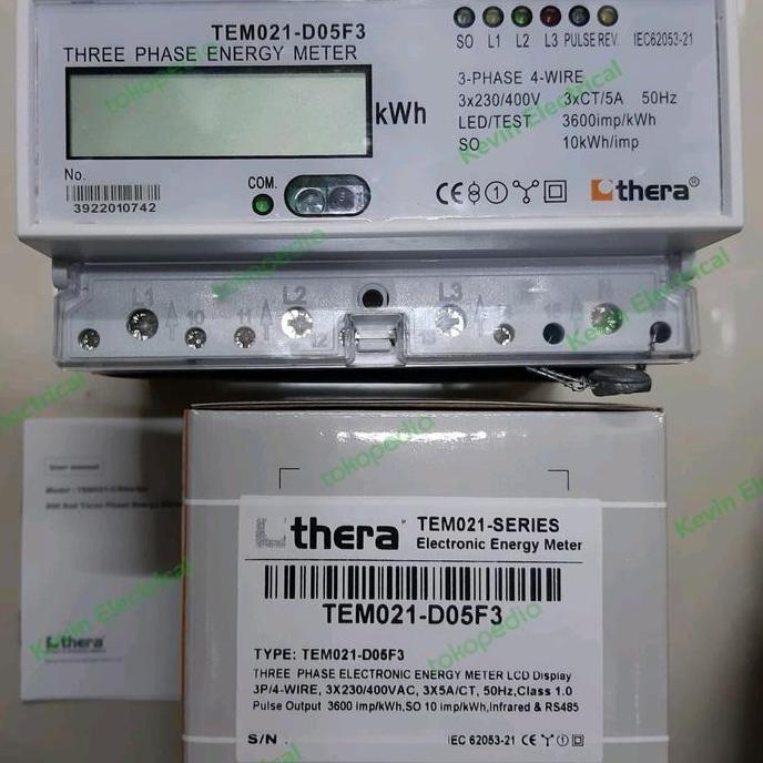 Thera Tem021-D05F3 Kwh Meter Lcd