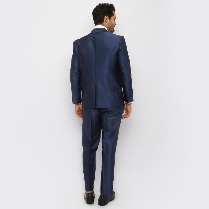 Setelan Jas Pria Semi Wool Glossy Setelan Jas Pengantin Pria Jas Pria Wedding Jas formal Blazer - YU