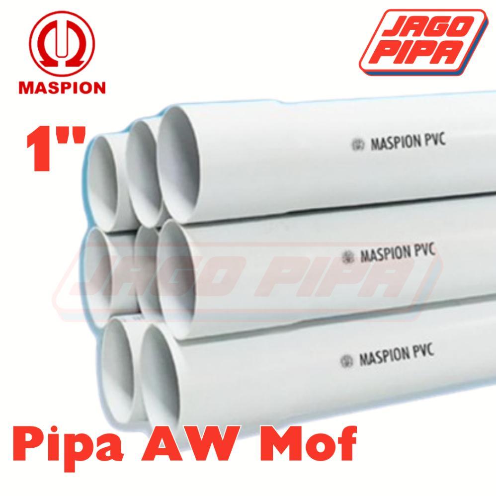 Maspion Pipa AW 1 Inch Putih MOF PVC 4 Meter Paralon 1" PUTIH