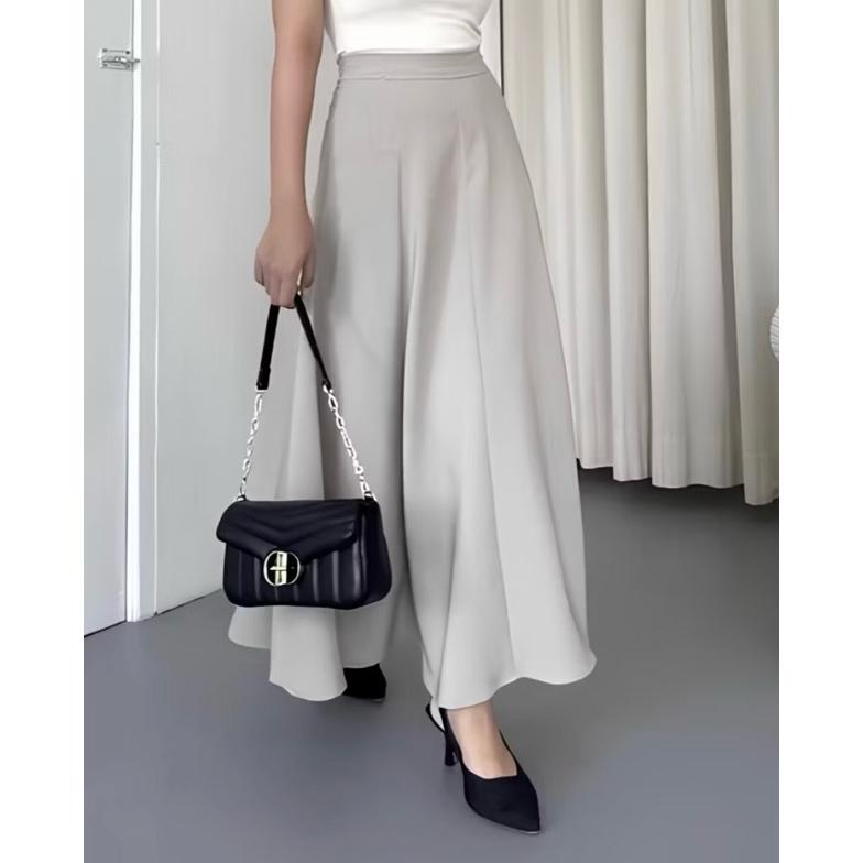 HEMAT LUAR BIASA ROK AUDY SKIRT /Rok Scuba Premium, Rok Panjang flare wanita anti kusut HEMAT LUAR B