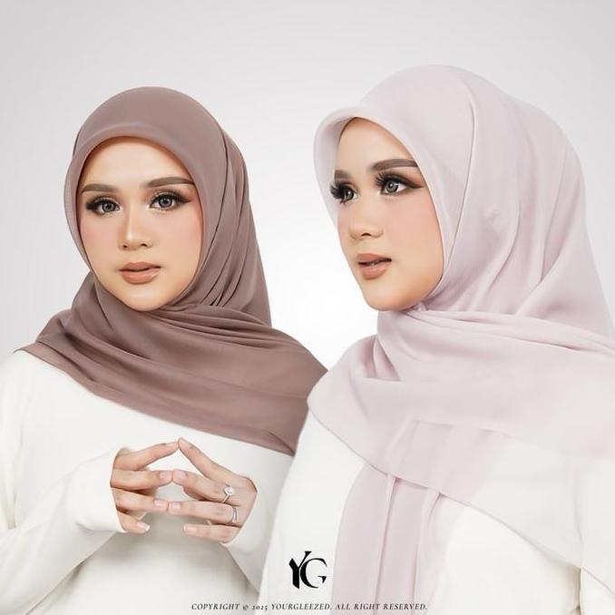 YourGleezed - Zyra Paris Japan (Hijab Segiempat Bahan Paris Japan)