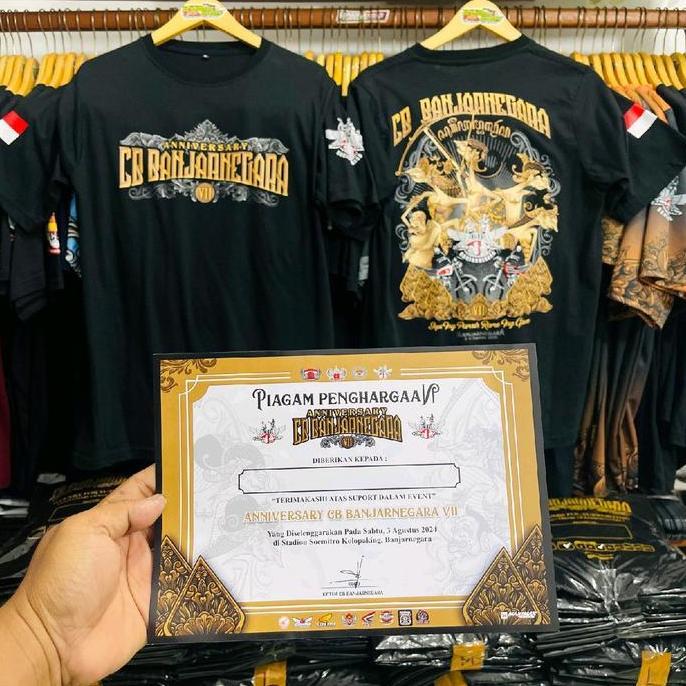 KAOS ORIGINAL ACARA CB BANJARNEGARA 2024 free STIKER BANYAK