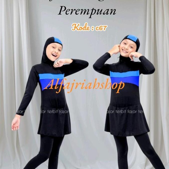 Baju renang anak muslim SD Wanita