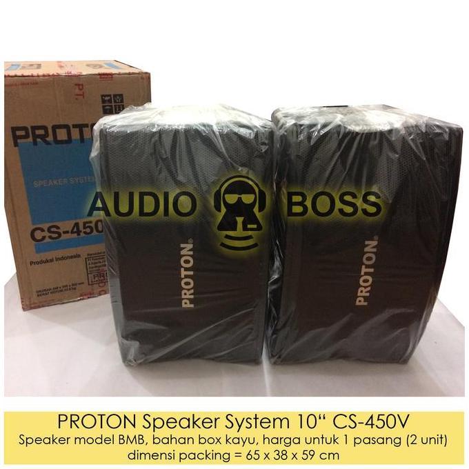 Proton Speaker Sistem Karaoke 10 10 Inch Proton Cs-450V Cs 450 V Terbatas