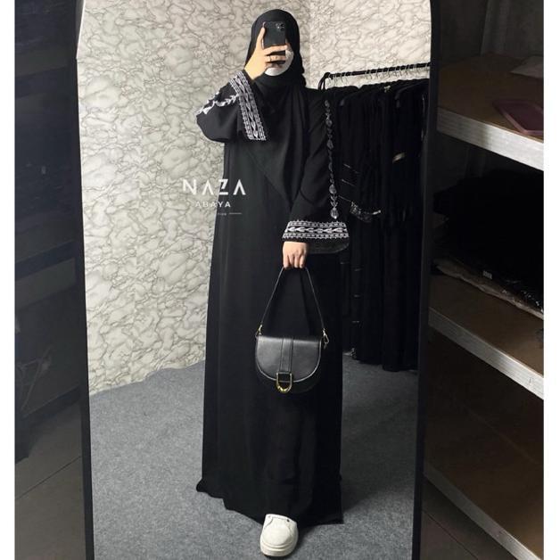 Termurah Meyra Abaya Premium || Gamis Abaya Hitam Remaja Dewasa Simple Termurah