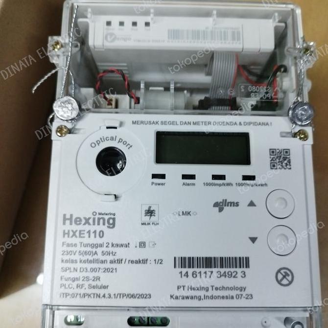 Kwh Meter 1phase Dital 5(60)A HEXING HXE110