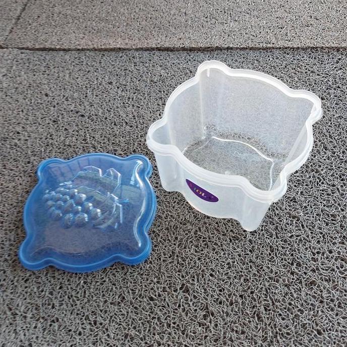 Grosir Toples Plastik 1Kg/Toples Lebaran Motif Anggur