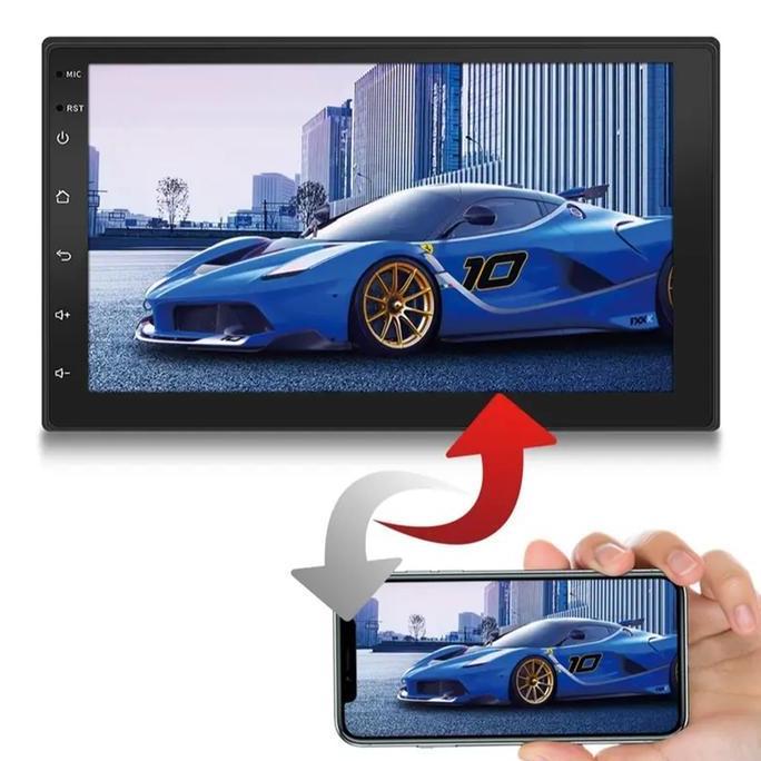 Iwanbandas - Autoglide Head Unit Android Mobil 4G+64G 7/9/10 Inch 2 Din Kontrol Suhu Cerdas Ips Laye
