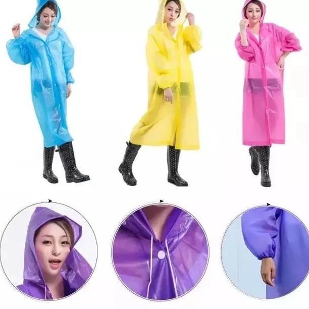 EXCLUSIVE GIA JAS HUJAN EVA DEWASA JAS HUJAN PONCO JAS HUJAN SETELAN MANTEL HUJAN TEBAL JAS HUJAN PL