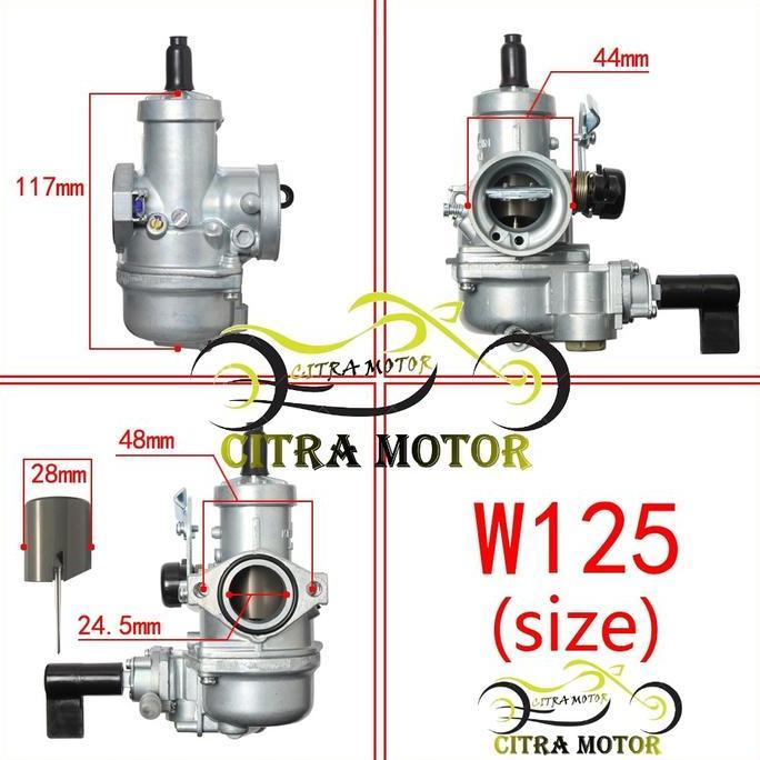 mirnakolehson - ( bayar di tempat ) karburator skep upgrade power up big wave 24 mm 24mm 28mm 28 mm 