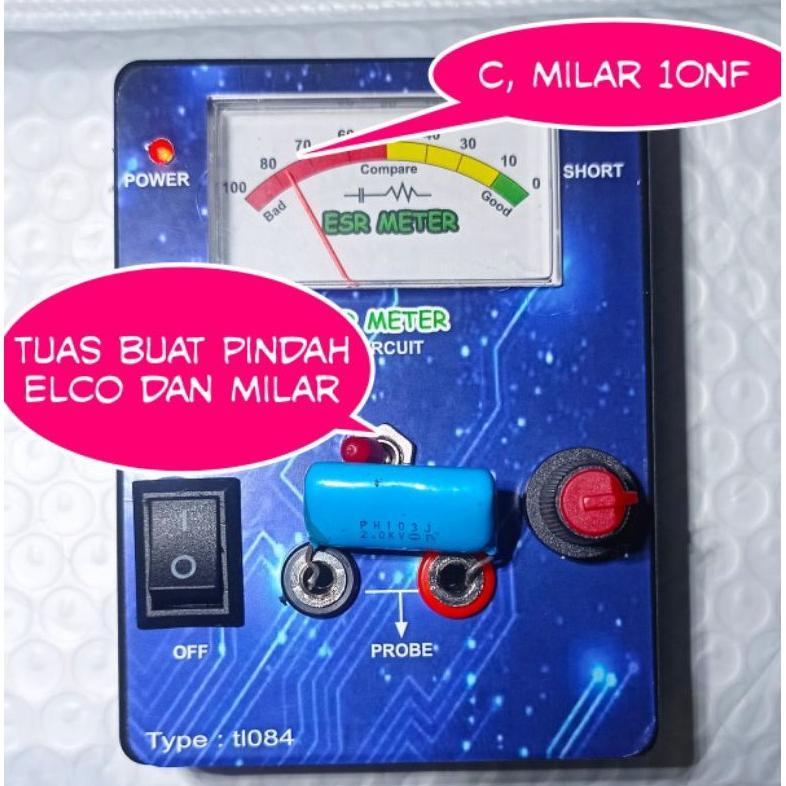 Esr Meter Analog Untuk Cek Elco Dan Milar