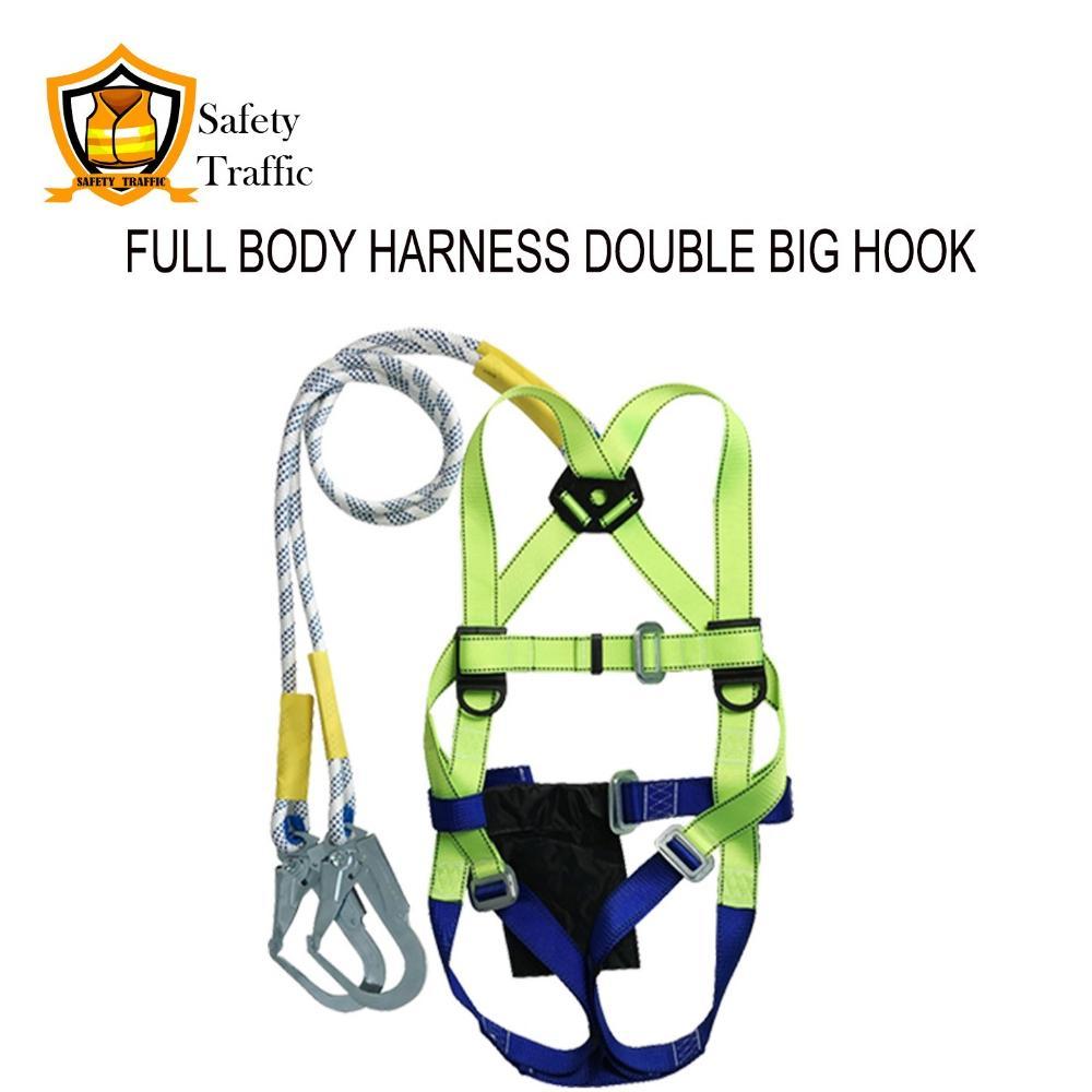 Full Body Harness Double Big Hook / Safety Body Harness Double Big Hook Lanyard