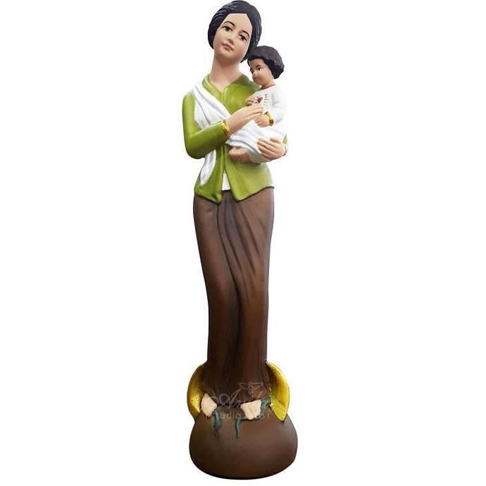 OK PATUNG BUNDA MARIA JAWA 24CM RESIN KATOLIK INDONESIA *
