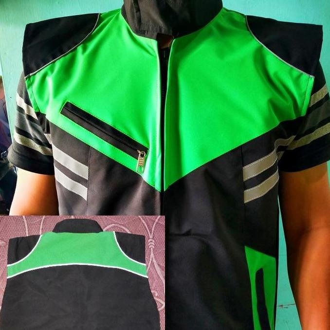 (SM) rompi polos hijau ojol