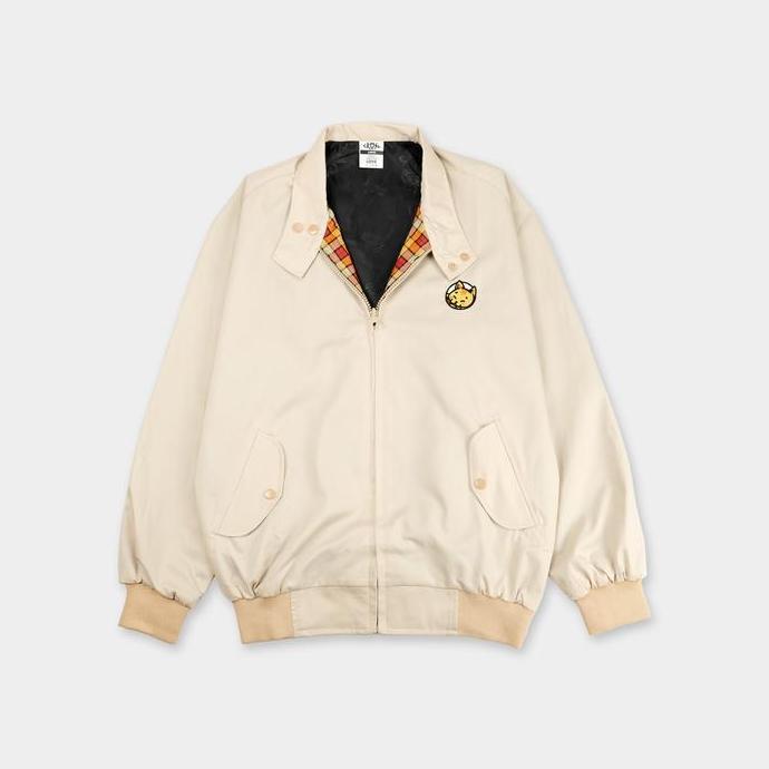 CRSL Chilo Adopter Jacket | Cream | Jaket Harrington Unisex Pria Wanita | Jaket Motor Basic | Outerw