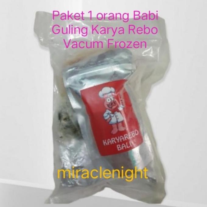 Paket 1 Orang Babi Guling Karya Rebo Vacum Frozen
