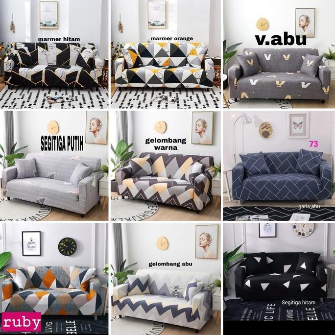 FYP COVER/SARUNG SOFA MOTIF 2 SEATER *