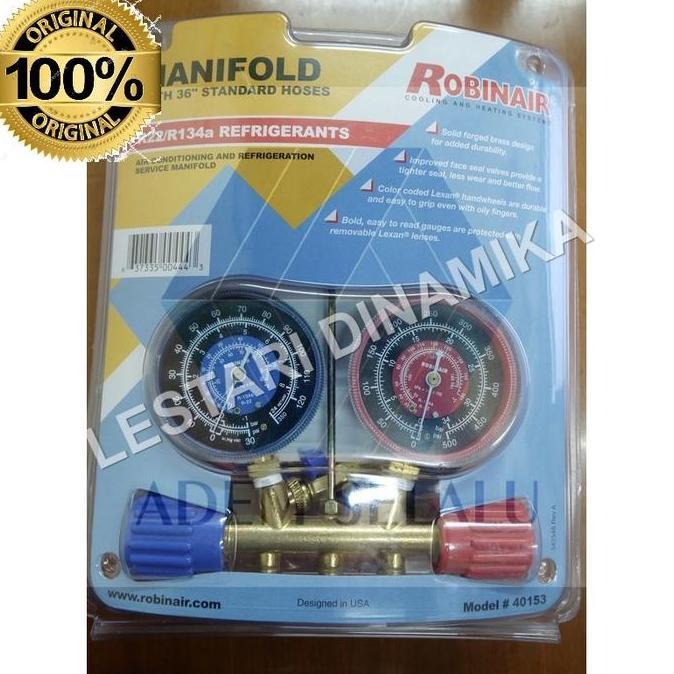 Manifold Gauge ROBINAIR 40153 (R22, R134a) Robinair