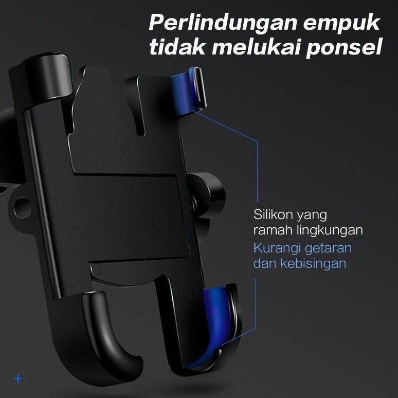 official phone holder hp spion motor motor holder hp besi + aluminium universal