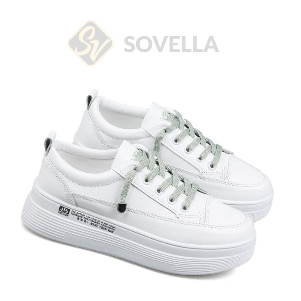 FREE ONGKIR SOVELLA ALEXA SEPATU SNEAKERS OLAHRAGA SPORT KETS PUTIH HITAM WANITA