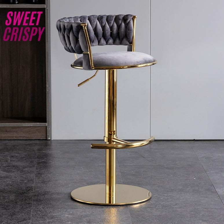 [BEST BUY] Kursi Bar Kursi Minibar Barstool Gold Bangku Bar Kursi Cafe Kursi Minimalis Barchair