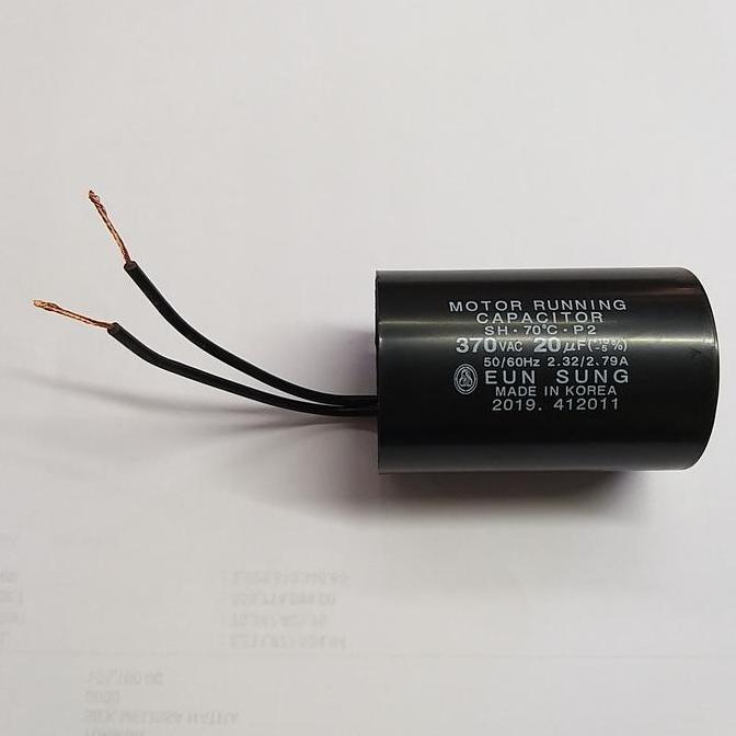 Promo kapasitor eun sung 20 uf mf 370 vac motor running capacitor shimizu Diskon