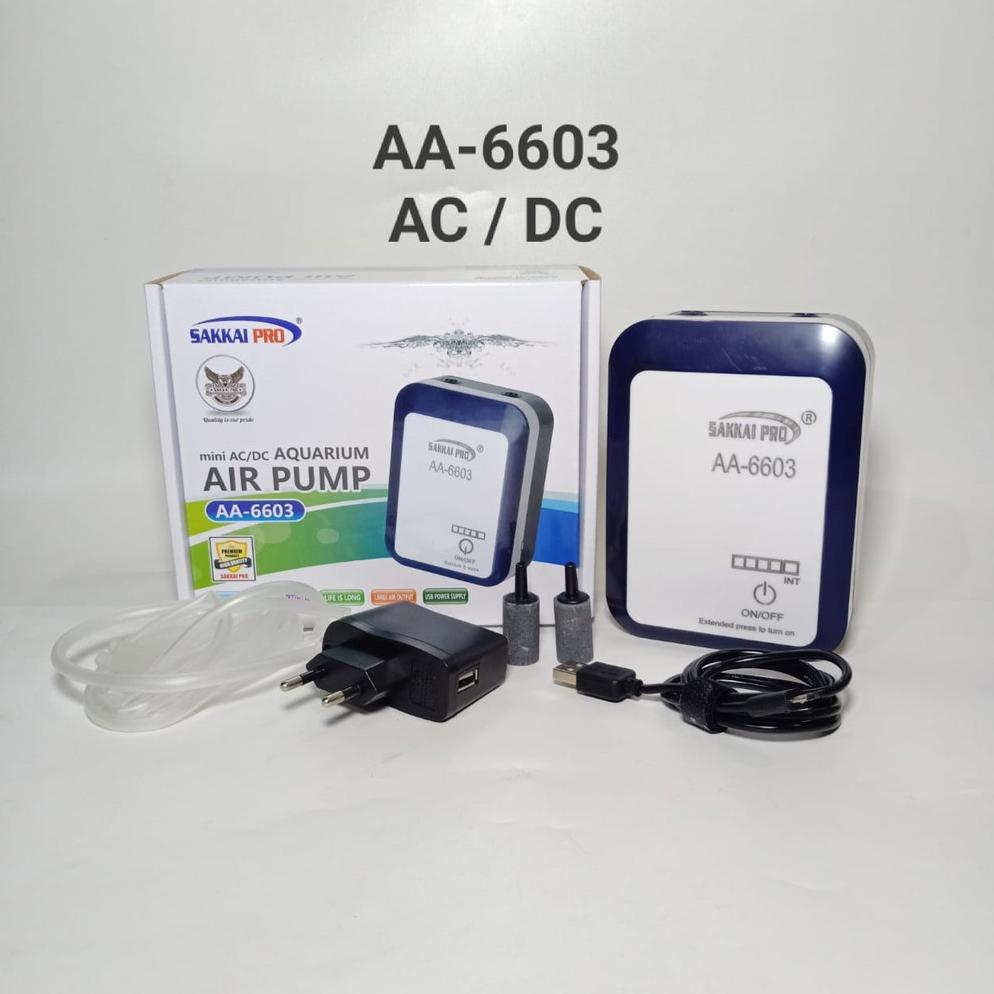 -VY- Mini AC/DC Air Pump AA-6603 Sakkai Pro