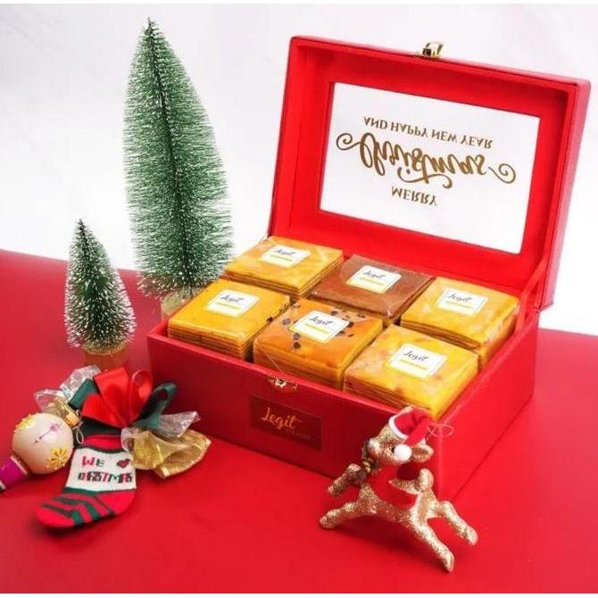 ------] Hampers Parcel Natal Lapis Legit Surabaya Free Kartu Ucapan + Packing