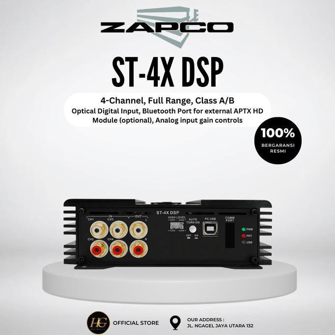 Promo Zapco ST-4X DSP Amplifier DSP Diskon