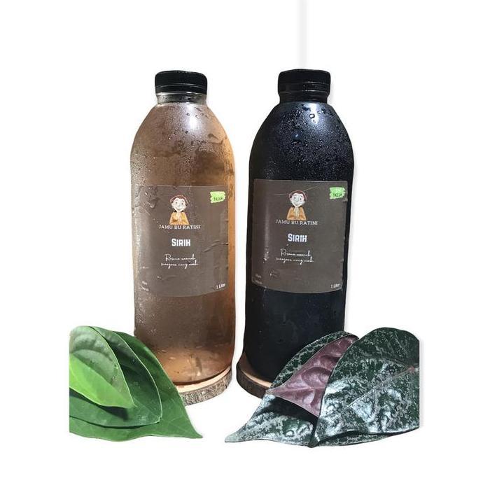 Bisasehat- Jamu Herbal Sirih Merah Segar/Jamu Sirih Hijau Tawar 1 Liter