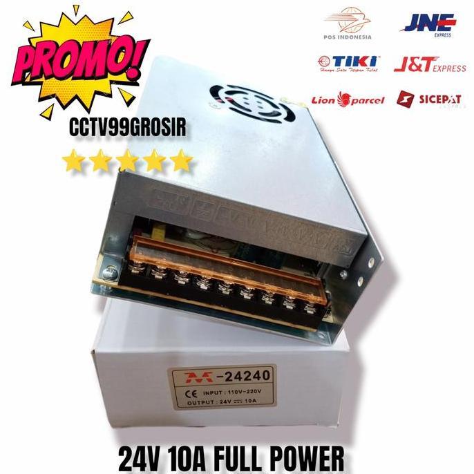 NEW Power Supply 24V 10A Fan Adaptor 24V 10A