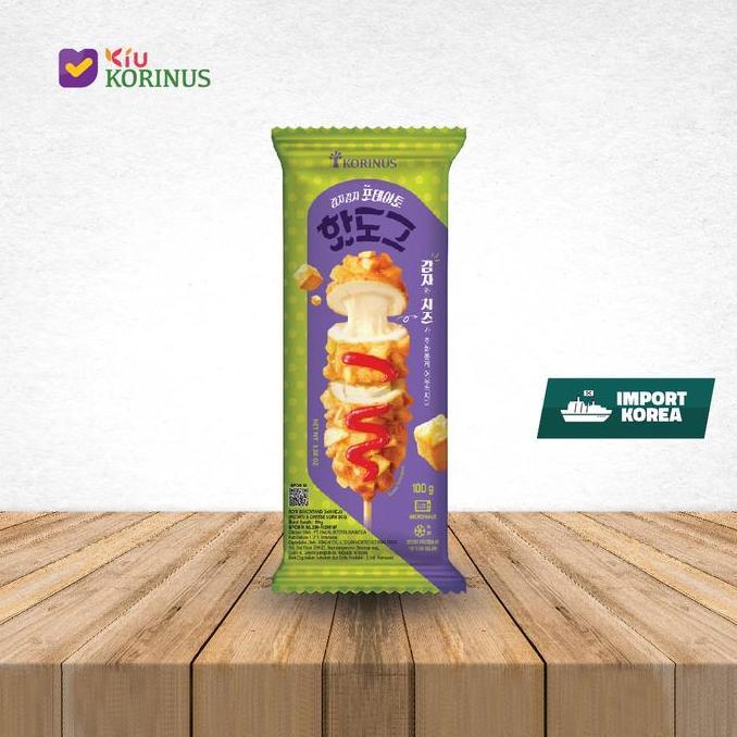 Belisekarang- [Korinus] Roti Isi Sosis Ikan Dengan Kentang Dan Keju / Potato & Cheese Corn Dog / Cor