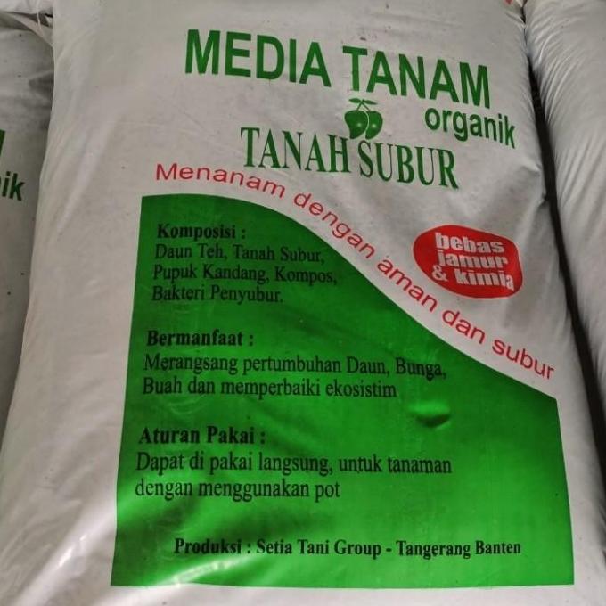 Media Tanam Tanah Subur - media tanam organik
