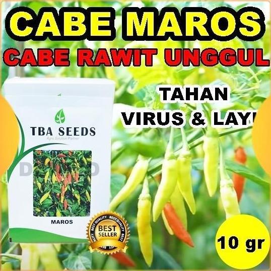 Benih Cabe Maros Bibit Cabai Rawit Unggul 10 Gram TBA Seed