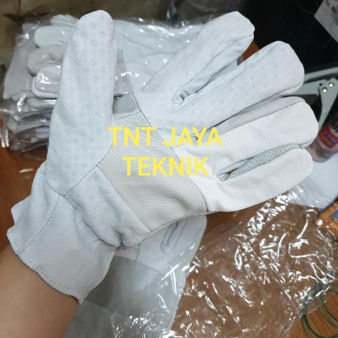Amanbanget- Sarung Tangan Las Argon Sarung Tangan Las Kulit Argon Co2 Mig Mma