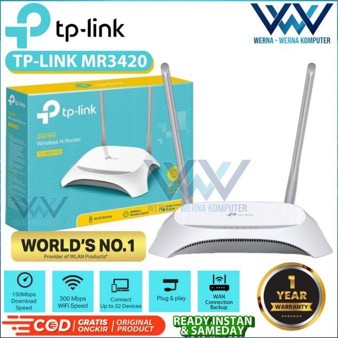 TP-LINK TL-MR3420 3G / 4G Wireless Router / WiFi Router TPLINK MR3420