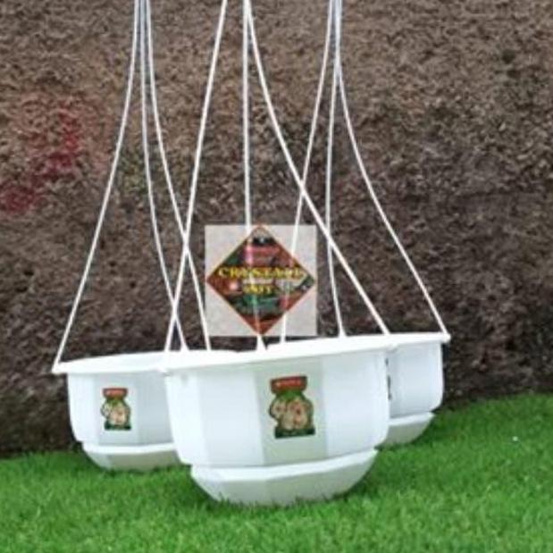 Pot Gantung Lion Star Warna Putih