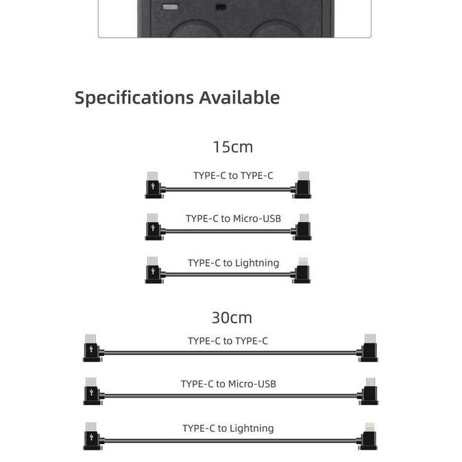 KABEL OTG REMOTE DJI DRONE