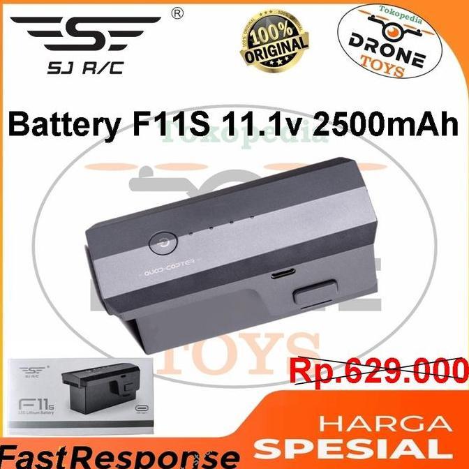 Battery SJRC F11s 4K Pro 11.1V 2500mAh Lipo Battery Drone Original