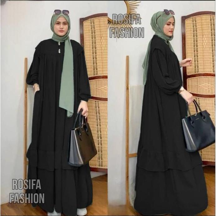 Diskont Baju Wanita Dewasa Gamis Lebaran 2026 Model Baru Gamis Viral Tiktok Kekinian Dan Fashionable