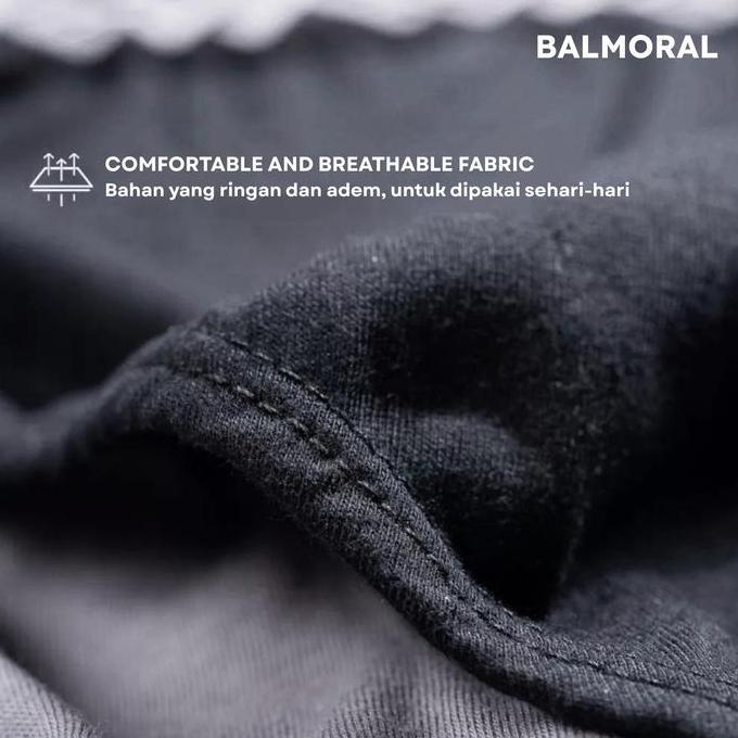 Lansungkirim- Balmoral Daily Celana Dalam Pria Brief 3 Pcs Cotton Blend Cd.A.032