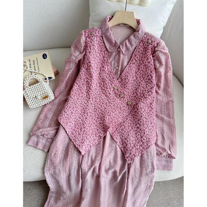 Grosir Candy Lady Joena Maxi / Gamis Wanita Terbaru Dress Lebaran Gamis Kondangan Bestseller