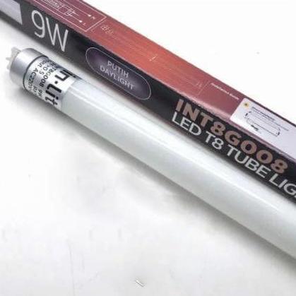 Ready stock lampu tL t8 inlite 9 watt tube 60cm putih/neon lampu tl led 9 watt