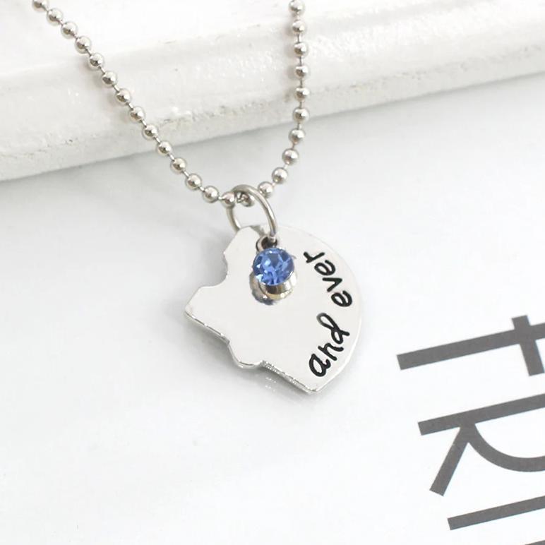 Best Friend 3/4 Piece Set Necklace BFF Necklace Female Love Friendship Pendant Choker Fashion  Men A