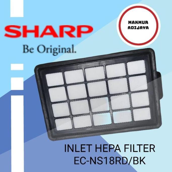 Inlet Hepa Filter Vakum Cleaner Sharp EC-NS18-RD EC-NS18-BK Original