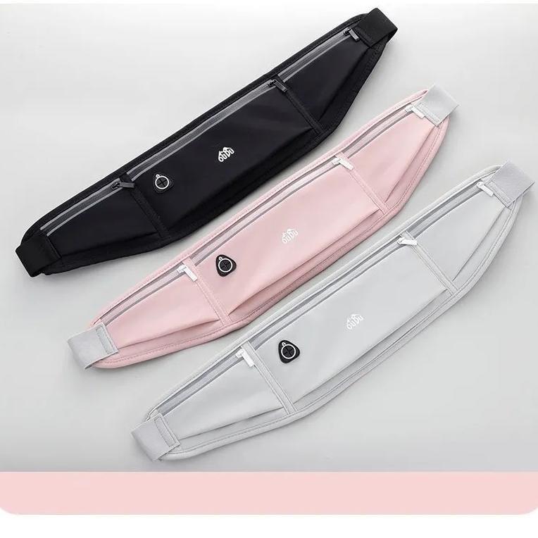 BESTPROMO Run Bag Tas Olahraga Waterproof Tas Pinggang Lari RB 2 Tas Pinggang Olahraga Sangat Elasti