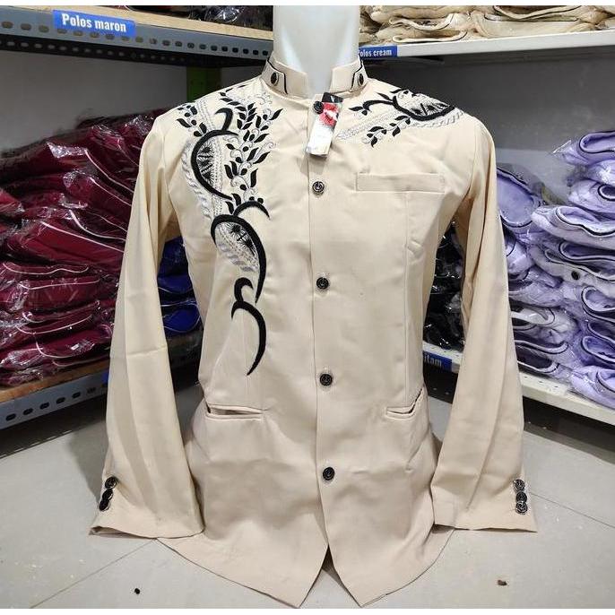 JASKO DEWASA DAN ANAK / JAS COUPLE BAPAK ANAK / KOKO PASANAGAN ANAK BAPAK / MOTIFLISBORDIR WARNA HIT