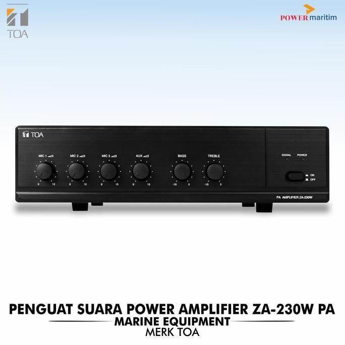 Promo Penguat Suara Amplifier Merk Toa ZA-230 PA Ampli 220v 30w Original Toa Diskon