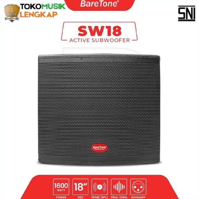 Promo Baretone Profesional Speaker 18inch Subwoofer SW18 Aktif Subwoofer Baretone SW 18 Perbiji Disk